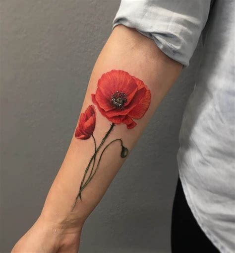 Poppy Flower Tattoos