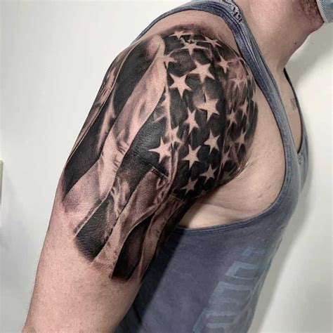 Popular American Patriotic Sleeve Tattoo Designs