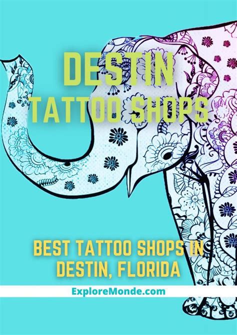 Popular tattoo shop in Destin, Florida