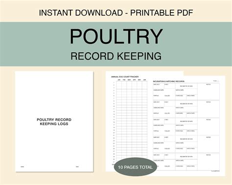 Poultry Record Keeping Templates For Easy Farm Management