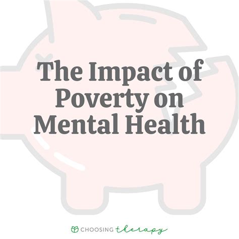 Poverty Mental Health Impact