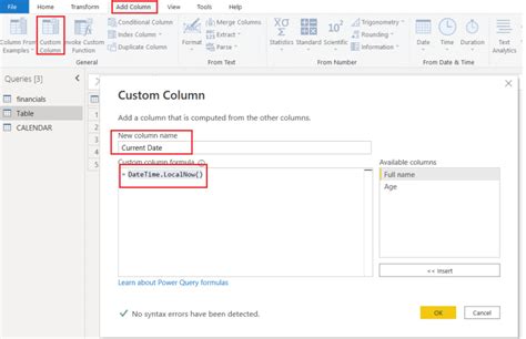 Power Query Date Handling