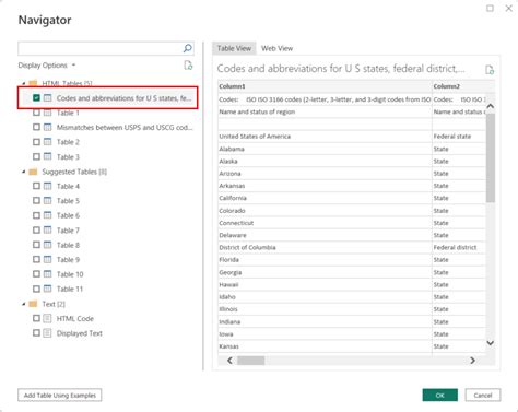 Power Query Example