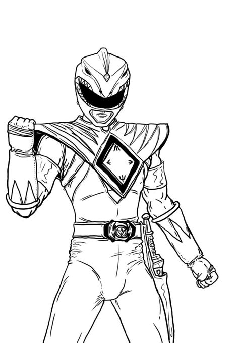 Power Rangers Coloring Pages Gallery Image 1