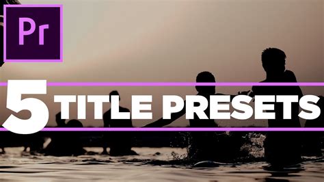 Premiere Pro Title Preset 9