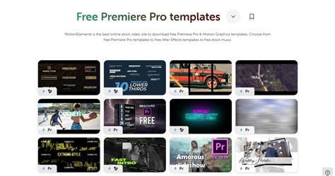 Premiere Pro Transition Templates Gallery Image 3