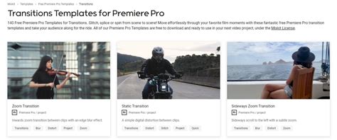 Premiere Pro Transition Templates Gallery Image 4