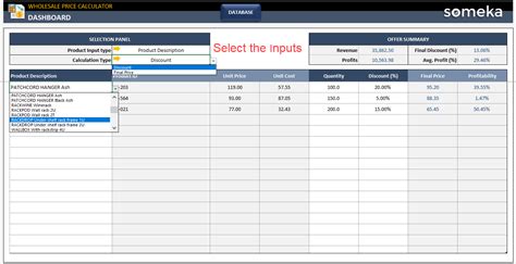 Price Calculator Excel Spreadsheet