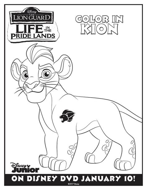 Pride Lands Coloring Pages For Kids Free Printables