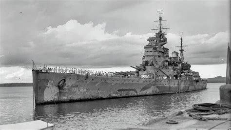 Prince of Wales Battleship at Sea