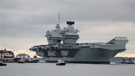 Prince of Wales aircraft carrier commissioning