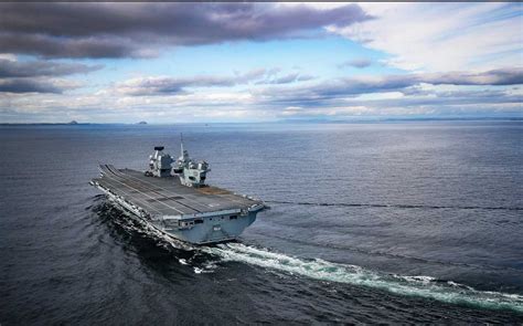 Prince of Wales aircraft carrier sea trials