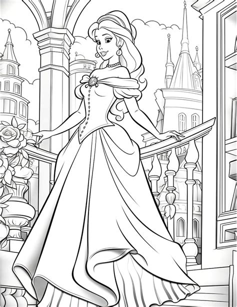 Princess Coloring Book