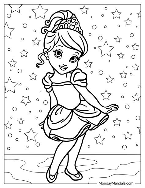 Princess Coloring Pages Printable Free