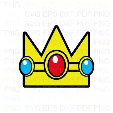 Princess Peach Crown Design 4