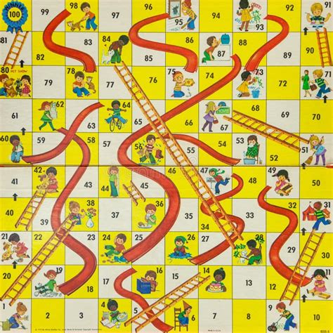 Print and Play Chutes and Ladders Game