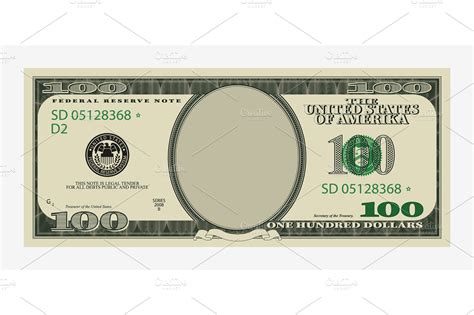 A custom printed printable $100 bill