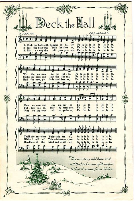 Print And Sing: Free Printable Christmas Carols For All