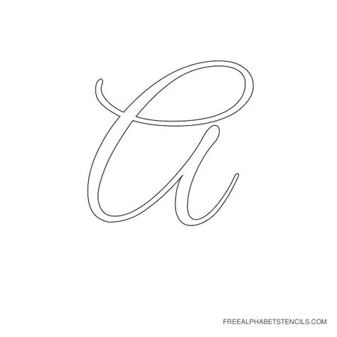 Printable letter stencils image 4