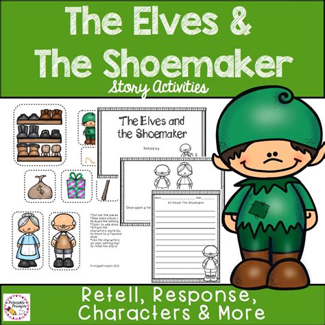 Printable Elves and Shoemaker Story