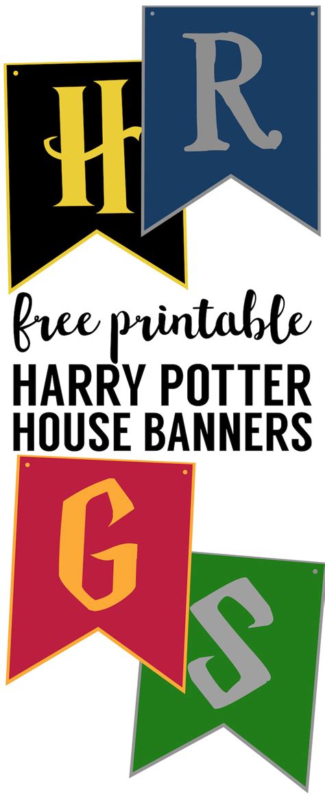 Free Harry Potter Printable Banner Templates