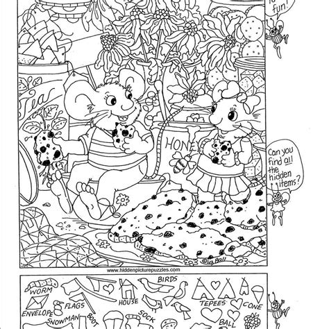 Printable Hidden Picture Puzzles