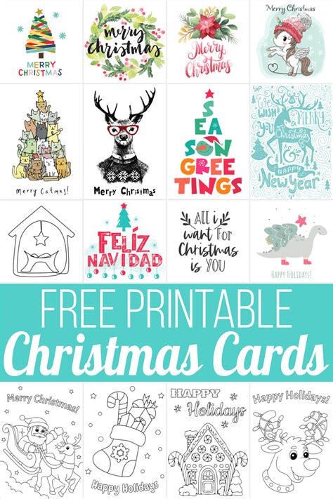 Printable Holiday Cards