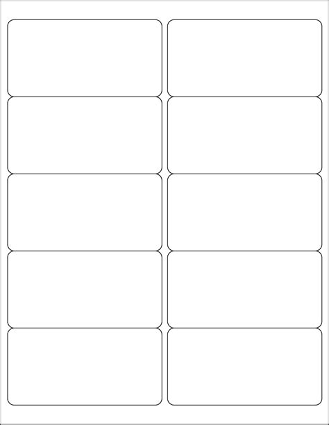 Printable Labels Template