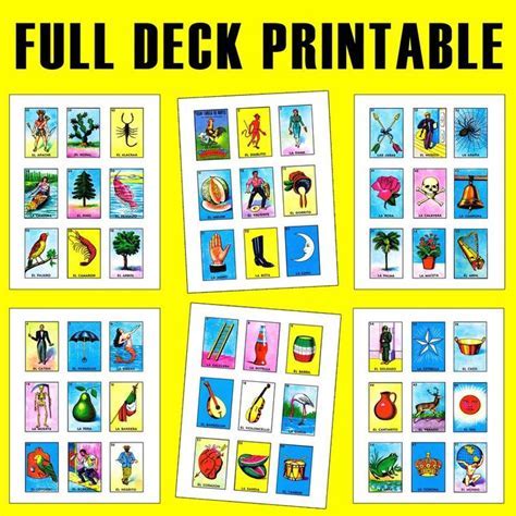 Printable Loteria Cards Image 5