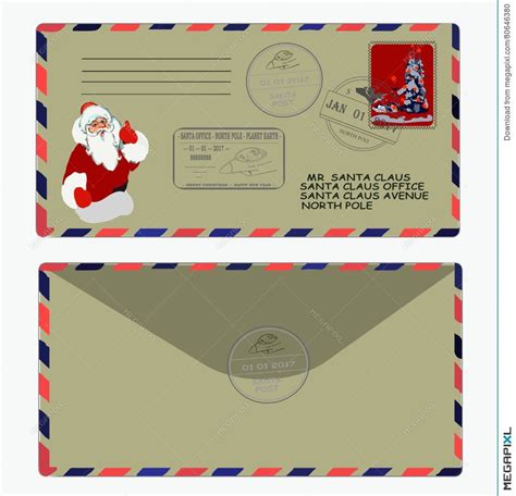 Printable North Pole Envelopes