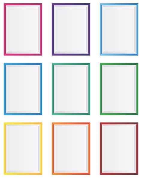 Free Printable Picture Frame Templates