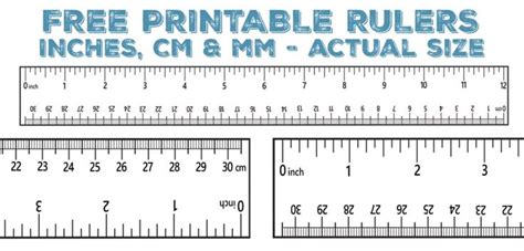 Printable Ruler In Cm For Simple And Accurate Measurements