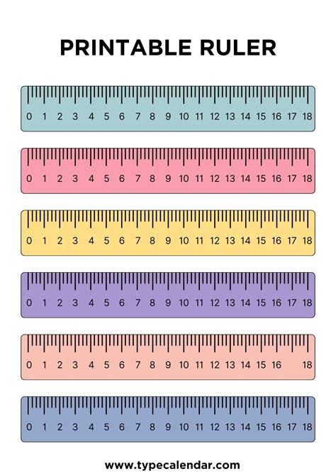 A person designing a printable ruler template on a computer