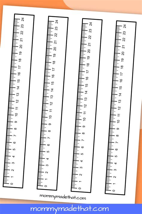 Printable Ruler Template for Art Project