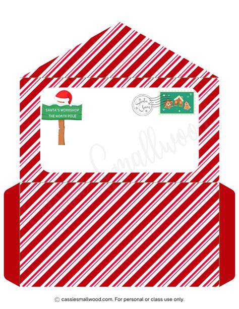 Free Printable Santa Envelopes