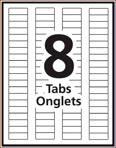 Printable Tab Templates Image 2