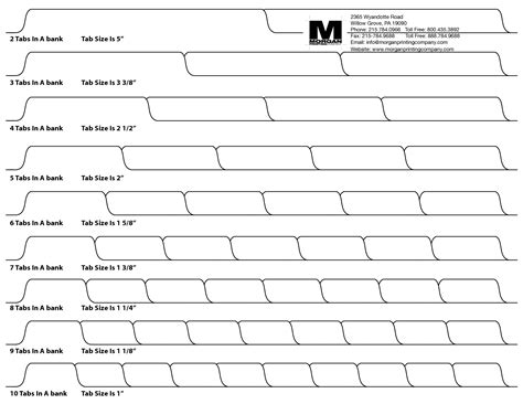 Printable Tab Templates Image 9