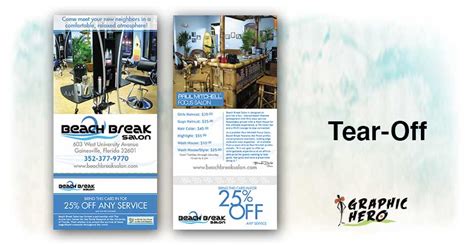 Printing Your Tear Off Flyer