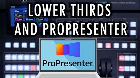 ProPresenter 7 Lower Thirds Template 1