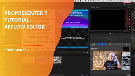 ProPresenter 7 Text Editor