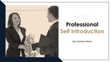 Professional Self Introduction PowerPoint Template