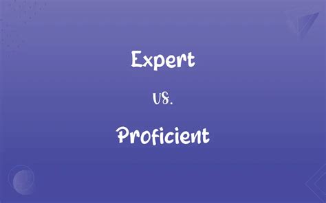 Proficient Experts in Action