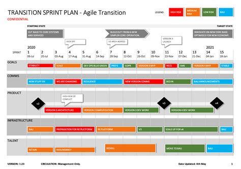 Project roadmap template