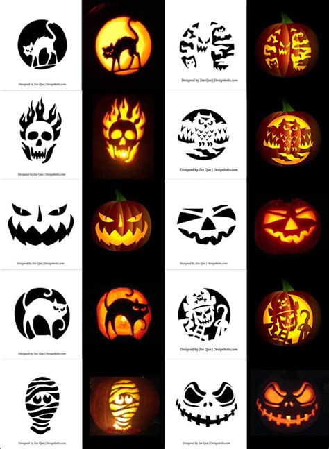 Pumpkin Carving Templates 10