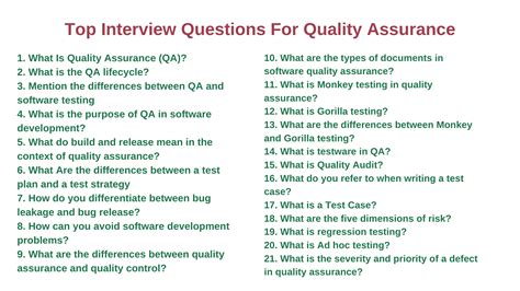 QA Question Types