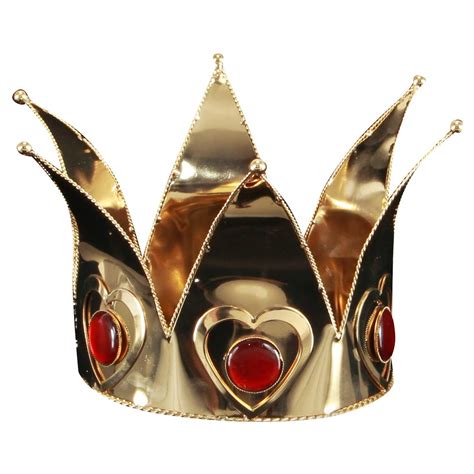 Queen of Hearts Crown Template Wonderland-Themed Party