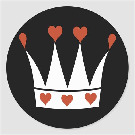 Queen of Hearts Crown Template DIY Craft Project