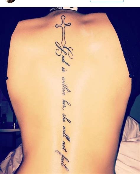 Quote-Based Back Tattoos Designs