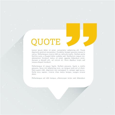 Quote Text Template