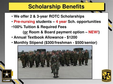 ROTC Scholarship Benefits